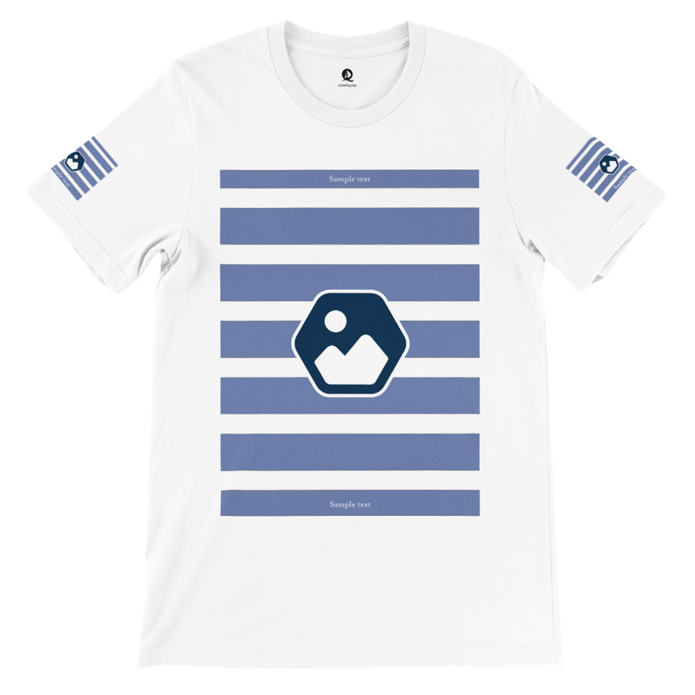White Fully Brandable - Premium Unisex Crewneck T-shirt