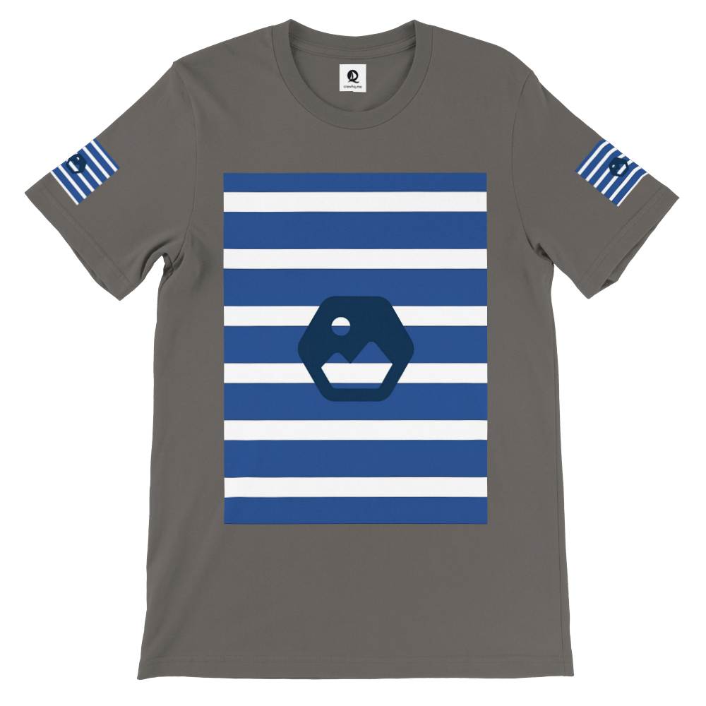 Coloured Fully Brandable - Premium Unisex Crewneck T-shirt