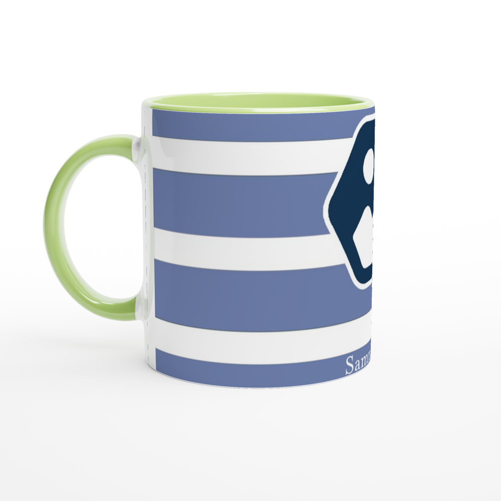 Brand a 11oz Ceramic Mug with Color Inside