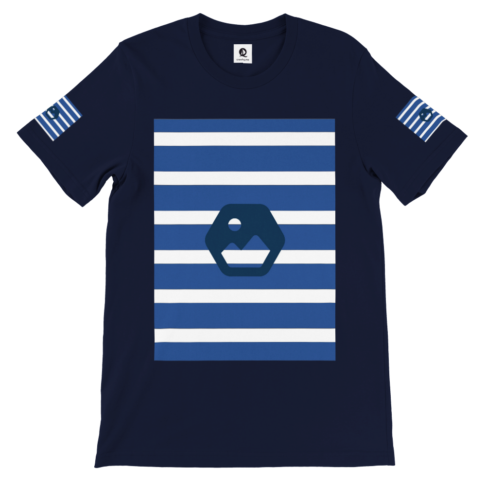 Coloured Fully Brandable - Premium Unisex Crewneck T-shirt
