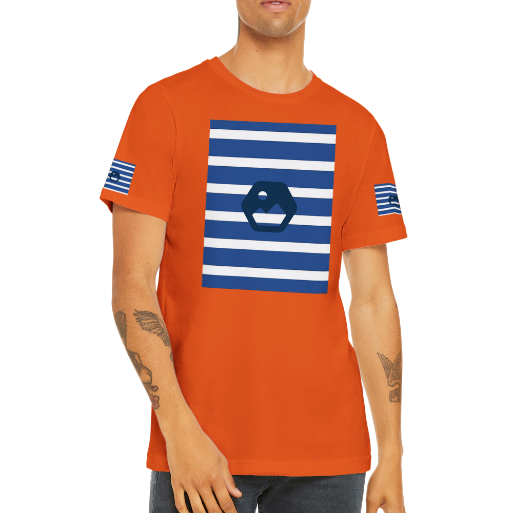 Coloured Fully Brandable - Premium Unisex Crewneck T-shirt