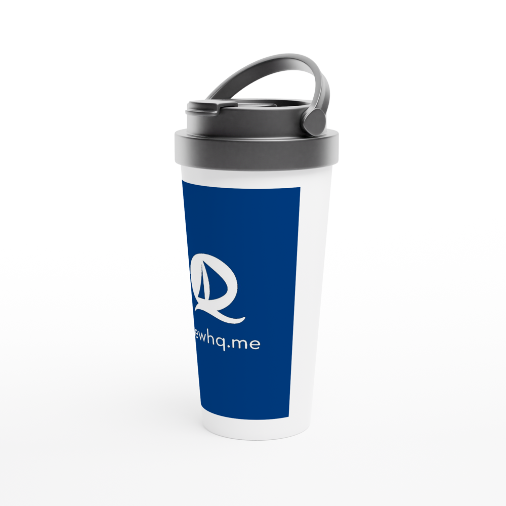 Crew HQ - Blue Travel Mug - 15oz Stainless Steel