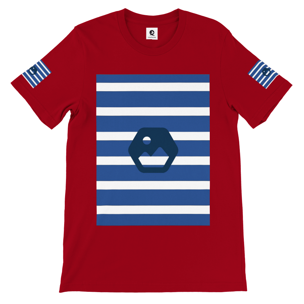 Coloured Fully Brandable - Premium Unisex Crewneck T-shirt