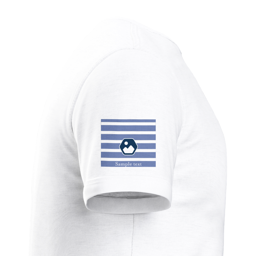 White Fully Brandable - Premium Unisex Crewneck T-shirt
