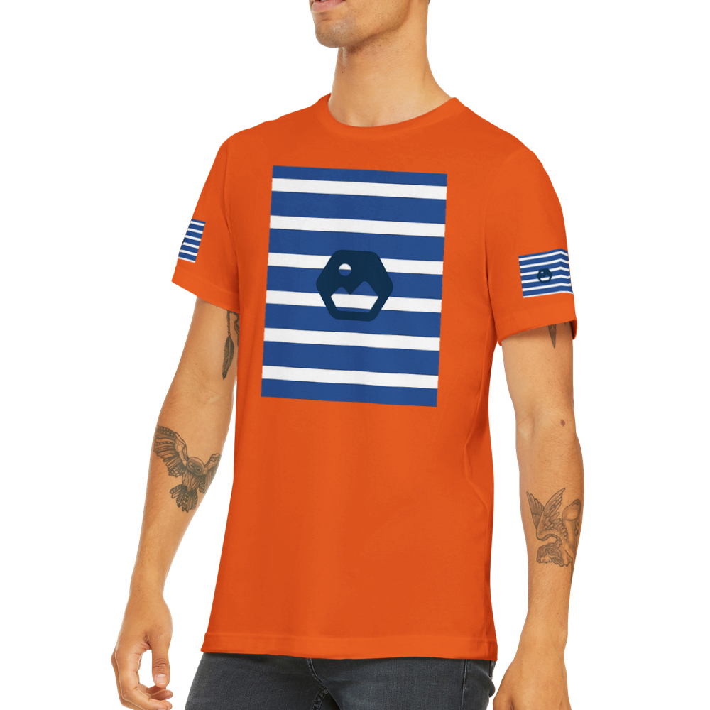 Coloured Fully Brandable - Premium Unisex Crewneck T-shirt