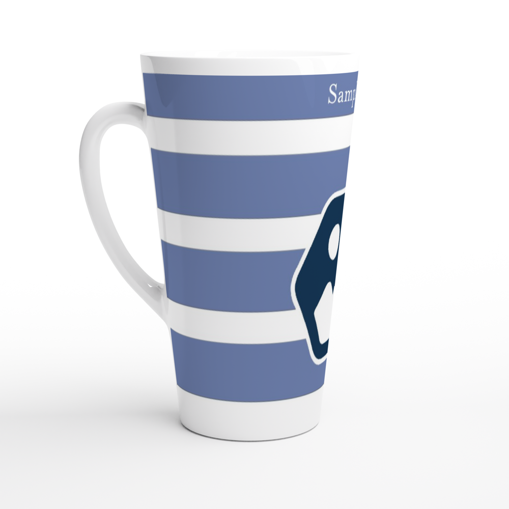 Brand this White Latte 17oz Ceramic Mug