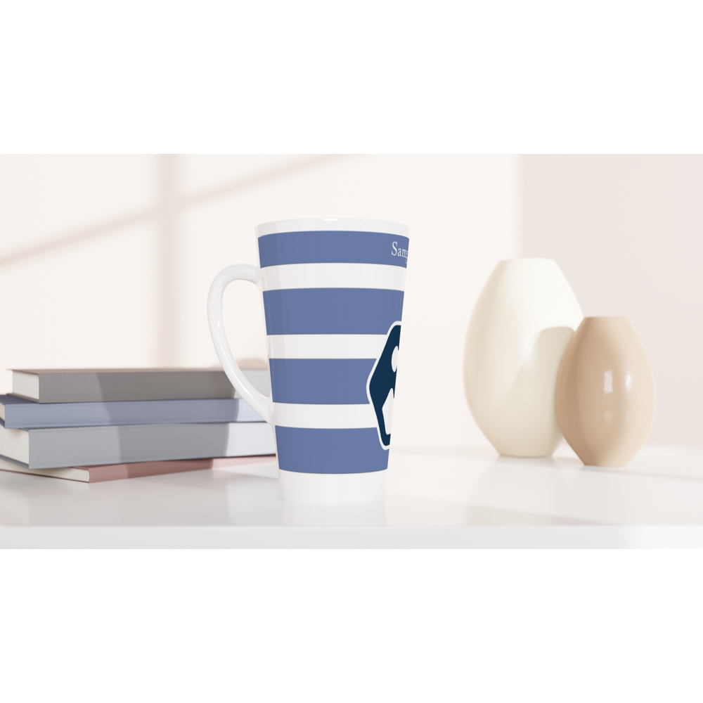 Brand this White Latte 17oz Ceramic Mug