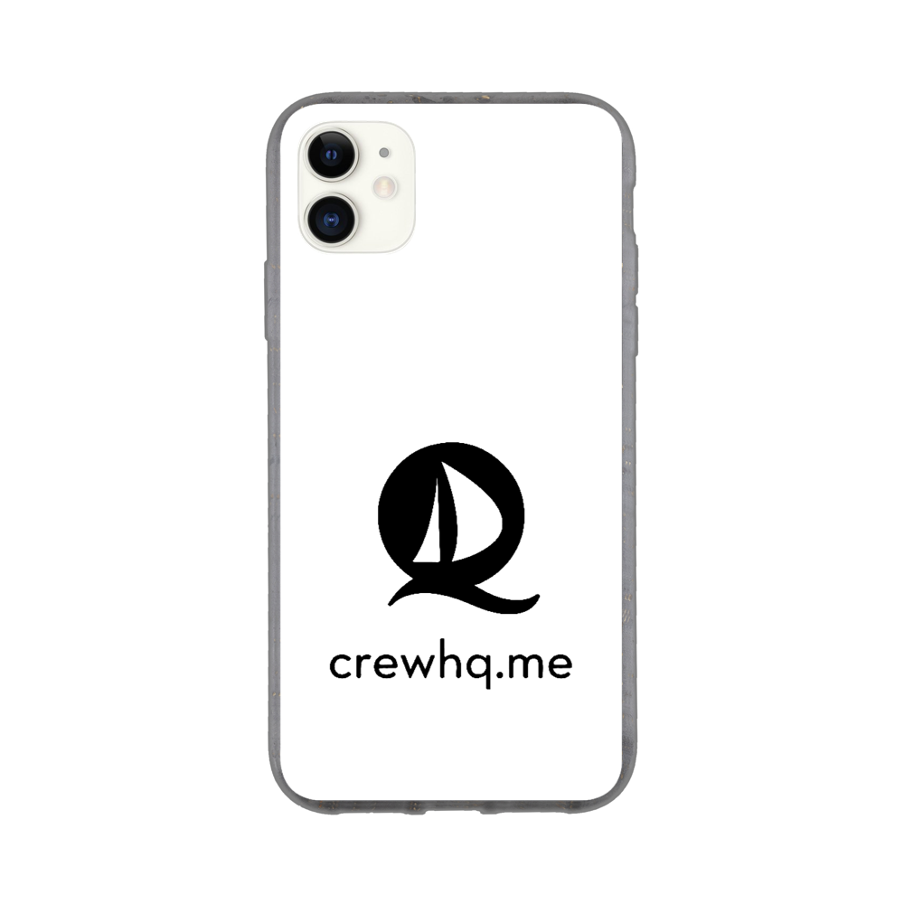 Crew HQ - White Bio Phone Protector Case